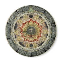 Magische kosmische Rose Mandala