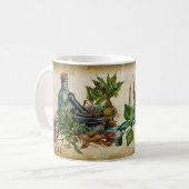 Magische Kräuter Kaffeetasse (Vorderseite Links)