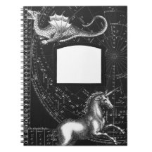 Magische Kreaturen Konstellation Notizblock