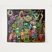 Magische Kreaturen Wandteppich (Vorderseite (Horizontal))