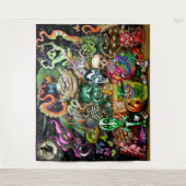 Magische Kreaturen Wandteppich (Vorderseite)