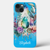 Magische Kristalle Dreamcatcher Case-Mate iPhone Hülle (Rückseite)