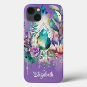 Magische Kristalle Dreamcatcher Case-Mate iPhone Hülle (Rückseite)