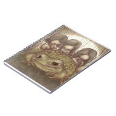 Magische Kröte und niedliche kleine Feen Notizblock (Linke Seite)