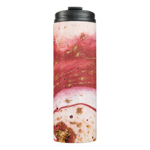 Magische Kunstwerke. Fantastische Korallenfarben.  Thermosbecher