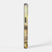 Magische Küste mit Blauen Waves und Meerglas iPhone 15 Hülle (Rechte Seite)