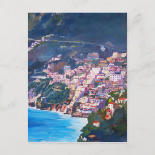 Magische Küste und Landschaft in Amalfi, Italien Postkarte