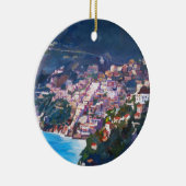 Magische Küstenlinie und Landschaft in Amalfi, Keramikornament (Rechts)