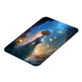 Magische Lady in Water Fantasy Art Magnet (Linke Seite)