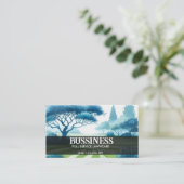 Magische Landscaping-Visitenkarte Visitenkarte (Stehend Vorderseite)