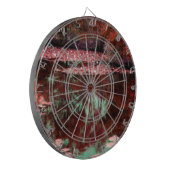 Magische Landschaft Dartscheibe (Vorderseite Links)