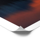 Magische Landschaft der Nordlichter Poster (Ecke)