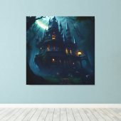 Magische Landschaft des gotischen Arkans 1 Leinwanddruck (Insitu (Holzboden))