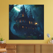 Magische Landschaft des gotischen Arkans 1 Leinwanddruck (Insitu (Wohnzimmer))