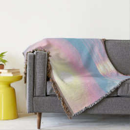 Magische Landschaft in rosa Sonnenuntergang Decke