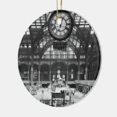Magische Laternen-Dia Penn Stations-New York Keramik Ornament (Links)