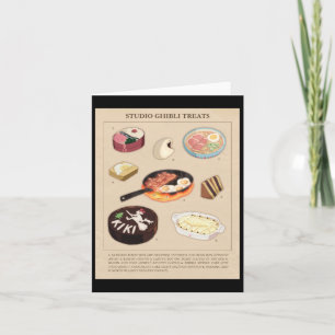 Magische Leckereien Essen aus Studio Ghibli Filmen Karte
