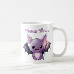 Magische Leckereien mit Niedlichen Fledermäusen Kaffeetasse