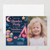 Magische Leepover Geburtstagsfeier Einladung (Vorne/Hinten)