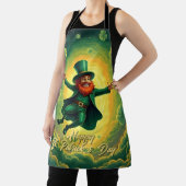 Magische Leprechaun St. Patrick's Day Kunst Schürze (InSitu)