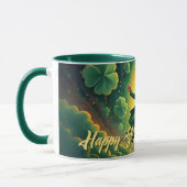 Magische Leprechaun St. Patrick's Day Kunst Tasse (Links)