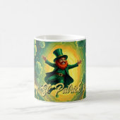 Magische Leprechaun St. Patrick's Day Kunst Verwandlungstasse (Mittel)