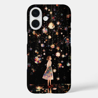 Magische leuchtende Kugeln und Sternenhimmel iPhon iPhone 16 Hülle