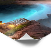 Magische Leuchtturmszene Poster (Ecke)