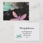Magische Libellen Visitenkarte (Vorne/Hinten)