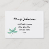 Magische Libellen Visitenkarte (Rückseite)