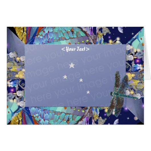 Magische Libellenvorlage (Vorderseite (Horizontal))