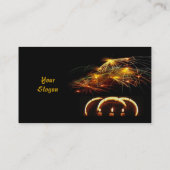 Magische Licht-Visitenkarte Visitenkarte (Rückseite)