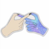 Magische Liebe Aufkleber (Vorderseite)