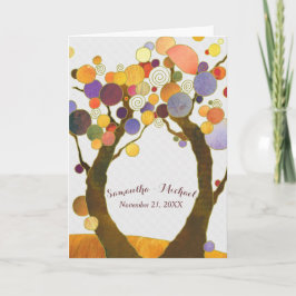 Magische Liebe Bäume Rustikale Hochzeit Einladung