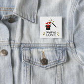 Magische Liebe - Schwarz Button (Beispiel)