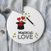 Magische Liebe - Schwarz Button (Beispiel)