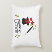 Magische Liebe - Schwarz Dekokissen (Vorderseite(Vertikal))