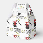 Magische Liebe - Schwarz Geschenkschachtel (Rückseite)