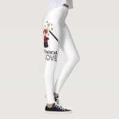 Magische Liebe - Schwarz Leggings (Rechts)