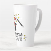 Magische Liebe - Schwarz Milchtasse (Rechte Ecke)