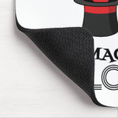 Magische Liebe - Schwarz Mousepad (Ecke)