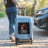 Magische Liebe - Weiß Aufkleber (Koffer Insitu)