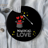 Magische Liebe - Weiß Button (Beispiel)