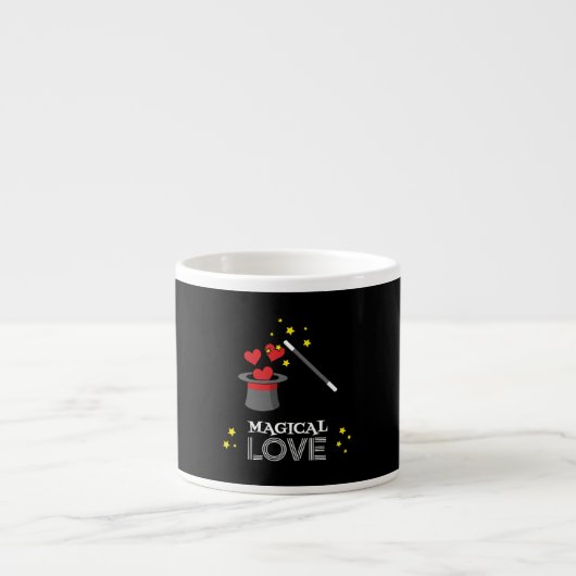 Magische Liebe - Weiß Espressotasse (Vorderseite)