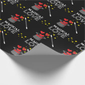 Magische Liebe - Weiß Geschenkpapier (Ecke)