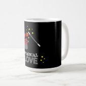 Magische Liebe - Weiß Kaffeetasse (VorderseiteRechts)