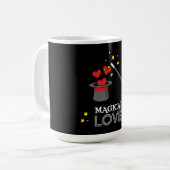 Magische Liebe - Weiß Kaffeetasse (Vorderseite Links)