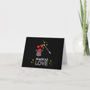 Magische Liebe - Weiß Karte