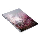 Magische lila Elf-Staub-Nebelfleck-Wildnis Notizblock (Rechte Seite)