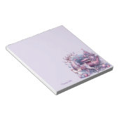 Magische Lila Rentiere Notizblock (angewinkelt)